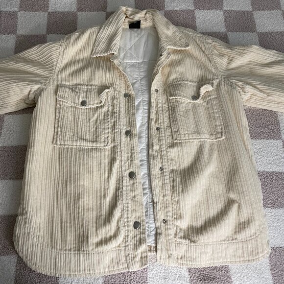 BDG Corduroy Snap Button Trucker Jacket - Picture 1 of 5